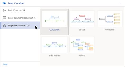 Create An Org Chart By Using Visio For The Web Office Support