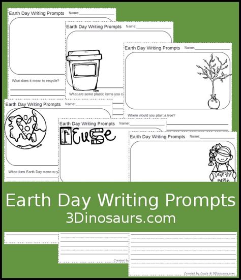 Free Earth Day Writing Prompts