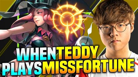 WHEN TEDDY PLAYS MISS FORTUNE ADC SKT T1 Teddy Plays Miss Fortune Vs