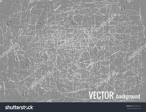 Scratched Texture White Lines On Dark Stock Vector Royalty Free 493285132