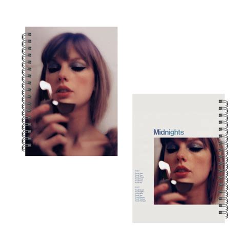 Taylor Swift Midnights Spiral Notebook Shopee Malaysia