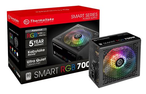 Thermaltake Smart 700w 80 White Rgb Power Supply