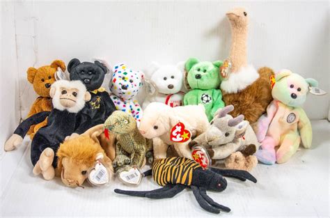 Lot Assorted Beanie Babies W Tags