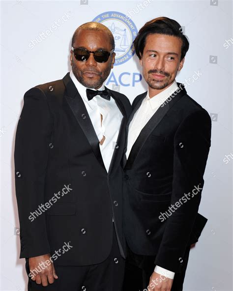 Lee Daniels Boyfriend Jahil Fisher Editorial Stock Photo Stock Image