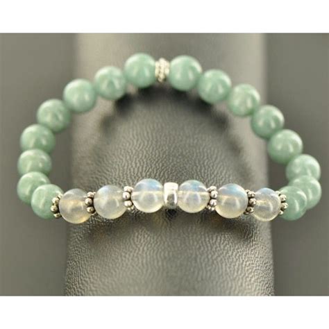 Bracelet Jade Et Labradorite Bracelets Pierres Naturelles Et Argent