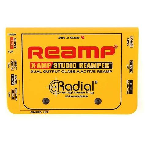 Radial エフェクター Reamp X Amp ラディアル リアンプ │直輸入品 Radial Reamp Xampaudio