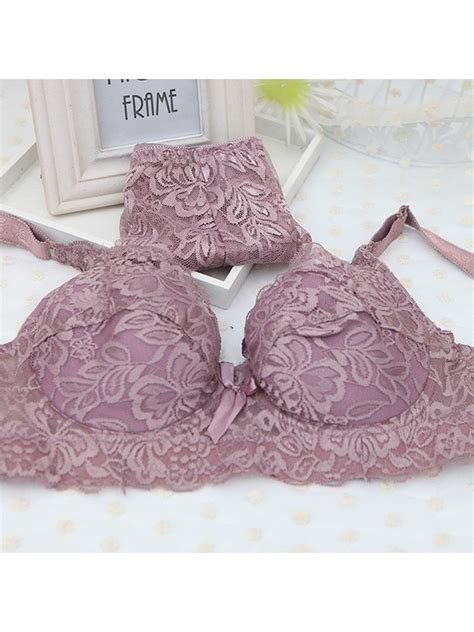 Sexy Lace With Applique Lingerie Sets Hebeos
