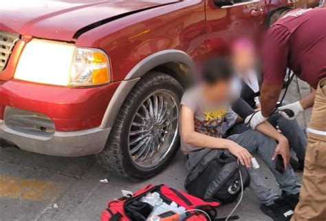 Mujer ebria salió de un antro y atropelló a dos jóvenes en Vallarta