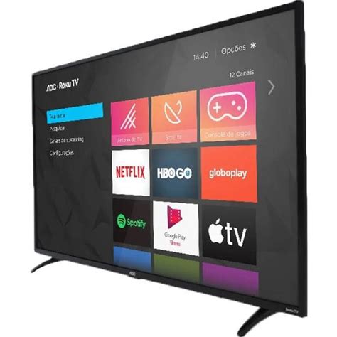 Smart TV AOC Roku TV LED 32 32S5195 78 Wi Fi Milhares De Apps