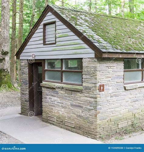 Bathroom In A National Park Stock Photo Image Of Green Exterior