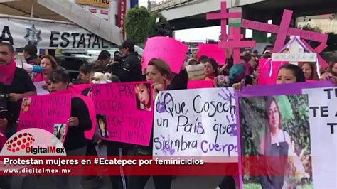 Protestan Mujeres En Ecatepec Por Feminicidios Youtube