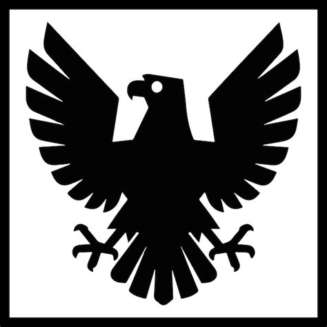 Premium Vector Eagle Silhouette Image