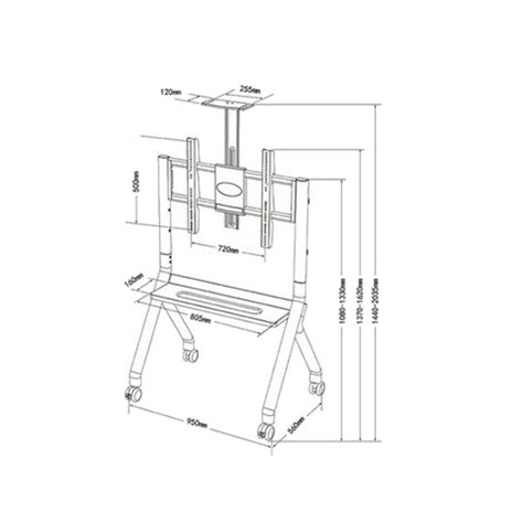 Vf Soporte De Piso A Con Ruedas X Kg Fd Soportes Y