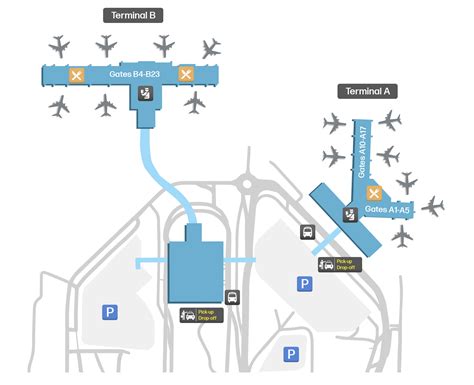 Sacramento International Airport Smf Terminal Map