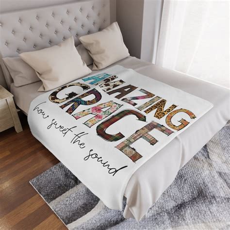 Amazing Grace Blanket Etsy