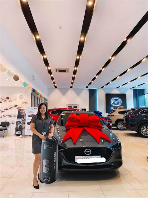 Congratulations Client For Purchasing Mazda Santa Rosa