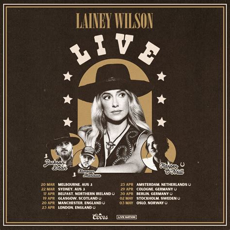 Lainey Wilson Concerts Live Tour Dates 2024 2025 Tickets Bandsintown