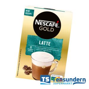 Nescaf Gold Latte L Slicher Kaffee Sticks Tensundern