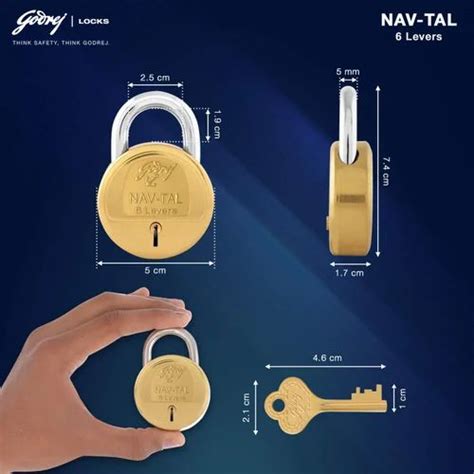 Padlock Round Godrej Nav Tal 6 Levers Lock 60 Mm At Rs 540 In Ernakulam