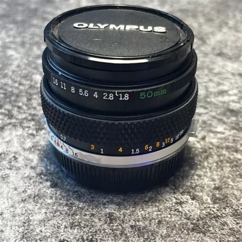 Olympus Om System G Zuiko Auto S Mm Lens Om Mount W Cap