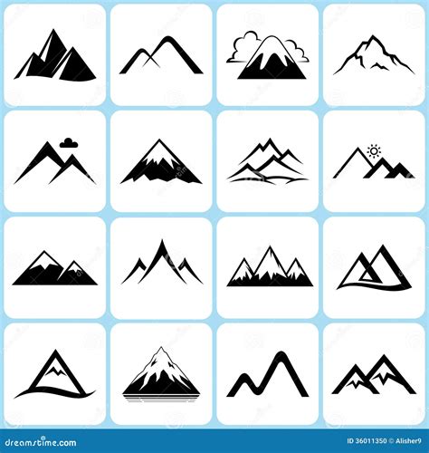 Mountain Map Symbol