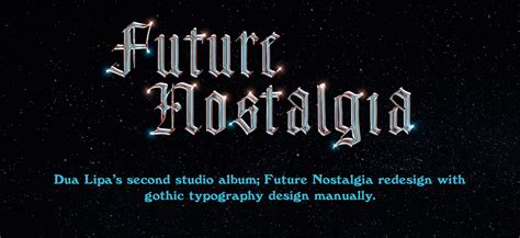 Dua Lipa Future Nostalgia Redesign :: Behance