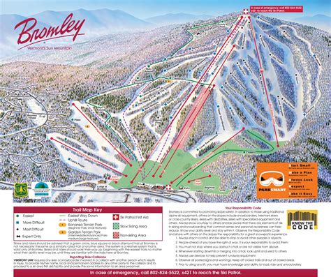 2022 23 Bromley Trail Map New England Ski Map Database