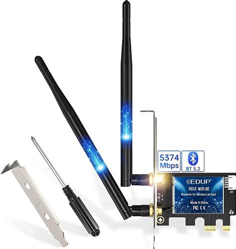 EDUP WiFi 6 WiFi Adapter AX 3000 Mbps AX200 Dual Band 5GHz 2 4GHz PCI E