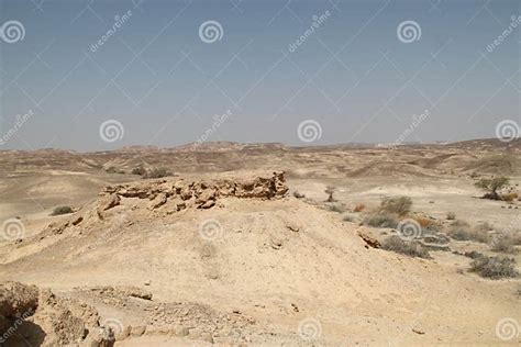 Moa Nabataeans Fortress Ancient Ruins in the Arava, South of Israel Stock Photo - Image of ...