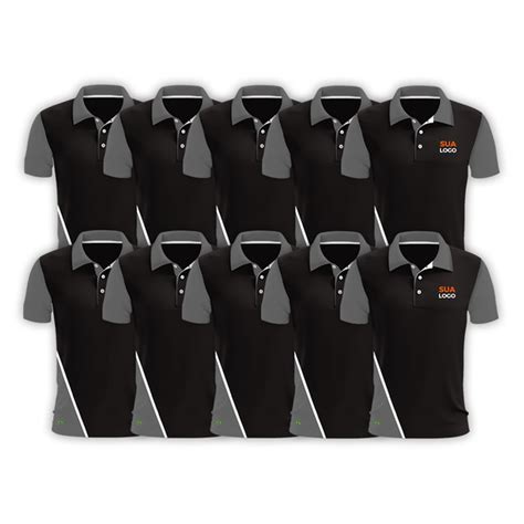 Kit Camisas Polo Personalizadas Sua Logo Bordada