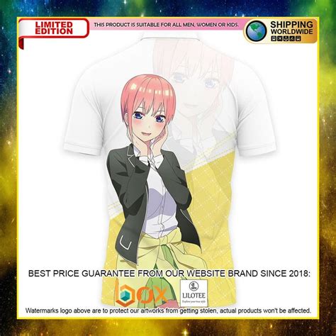 hot ichika nakano  quintessential quintuplets anime  polo shirt