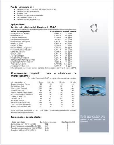 Desinfectante Amonio Cuaternario En Bid N De Litros En Venta En