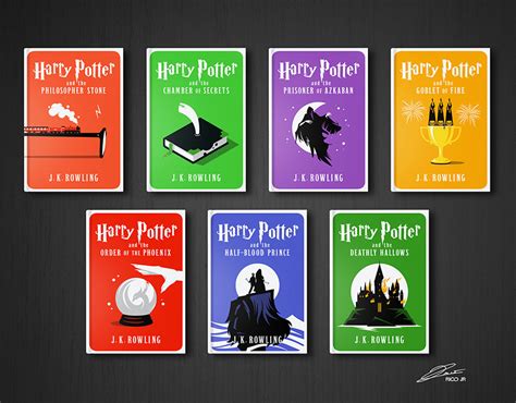 HARRY POTTER Minimalist Covers | Behance