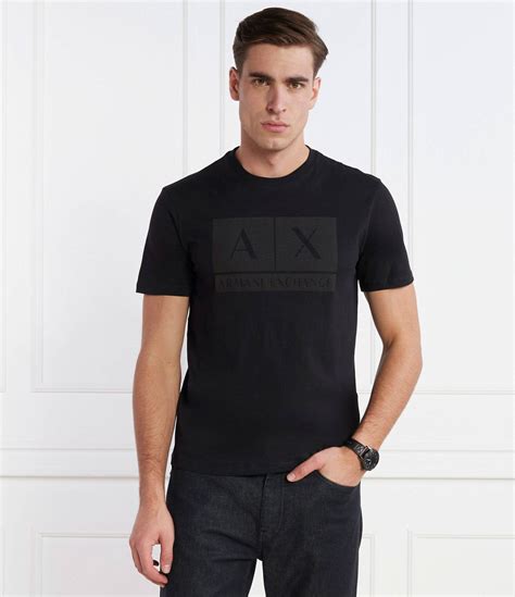 Koszulka M Ska Armani Exchange Czarna M Armani Exchange Moda Sklep