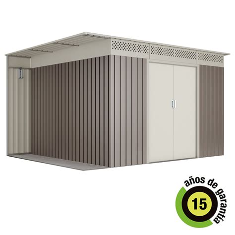 Caseta De Metal Caseta Metal Hoggar Orebro 8 96 M2 De 333x189x269 Cm Y