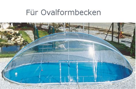 Schwimmbadüberdachung Cabrio Dome Rundbecken