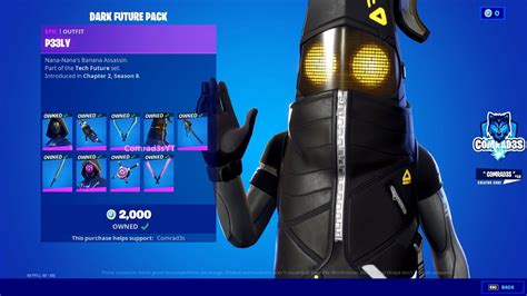 Fortnite Tech Future Pack In The Item Shop Preview Tech Future Skins