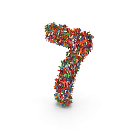 7 Number 2d Pixel Png PNG Images & PSDs for Download | PixelSquid 