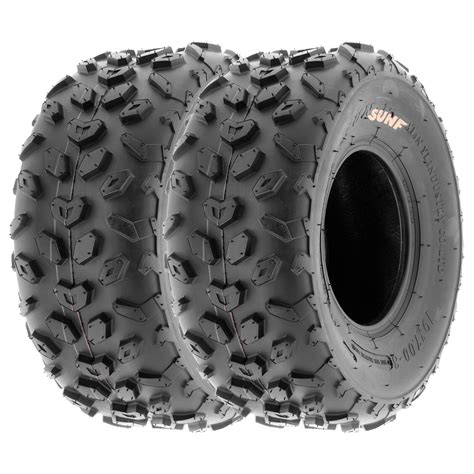 SunF 19x7 8 19x7x8 19 7 8 Quad ATV All Trail AT Tires 6 Ply A014 Set