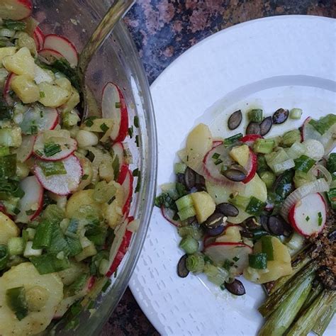 Veganer Pikanter Kartoffelsalat Vegan Und Munter