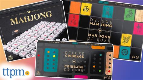 Cardinal Classics Mahjong And Legacy Deluxe Mahjong Cribbage Games