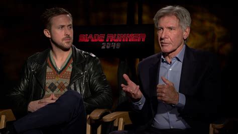 Blade Runner Interview Harrison Ford Ryan Gosling Youtube