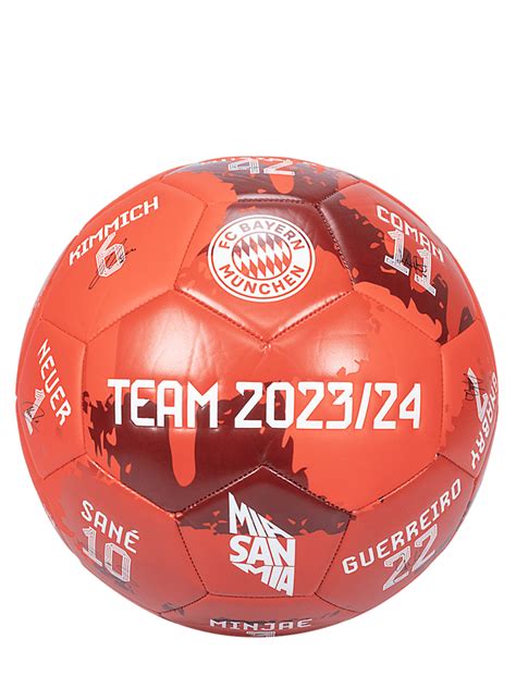 Ball Signature 2023 24 Official FC Bayern Munich Store