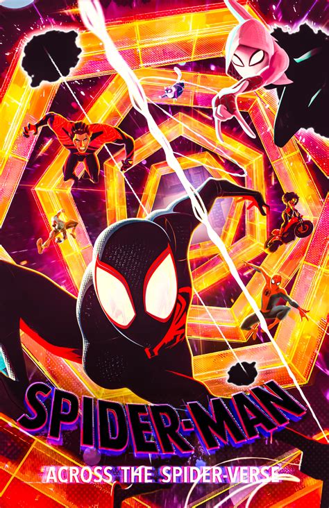 Spider Man Across The Spider Verse Poster By Nerddesigner1