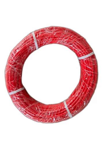 Round Insulation Sleeving Red PVC Sleeve For Automotive Industry