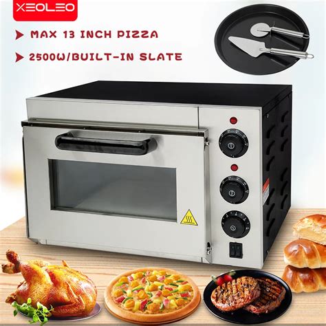 XEOLEO 2500W 13 Cal Elektryczny Piec Do Pizzy Pizza Baker Piekarnik