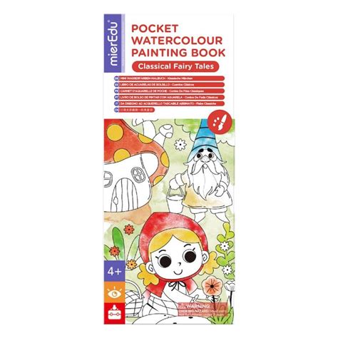 Livro De Bolso Para Colorir Aquarela Contos De Fada O Cantinho