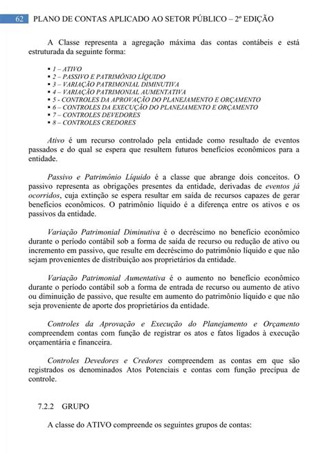 62 PLANO DE CONTAS APLICA