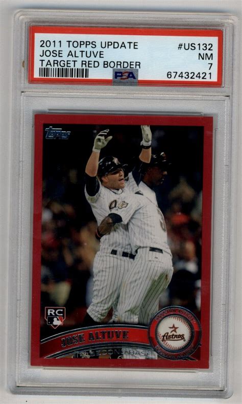 Jose Altuve Topps Update Us Target Red Border Psa Price