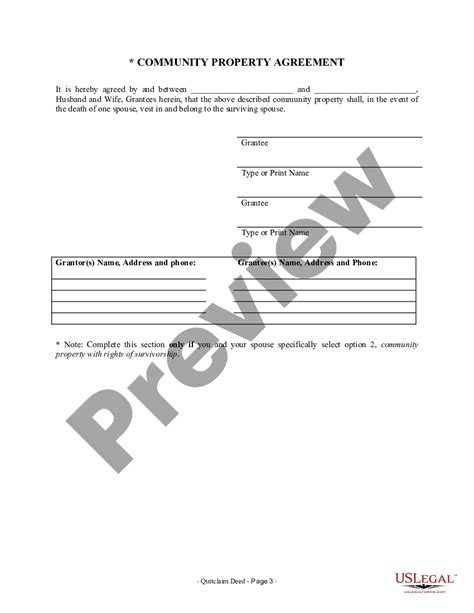 Washington Quitclaim Deed From Individual To Husband And Wife Us Legal Forms